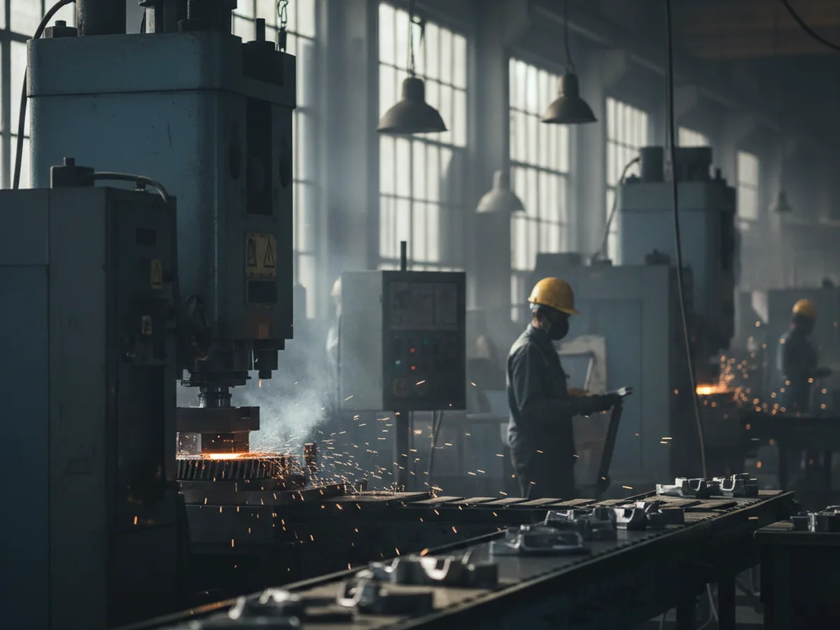Seat models staged in sequence at the head of the assembly lines
