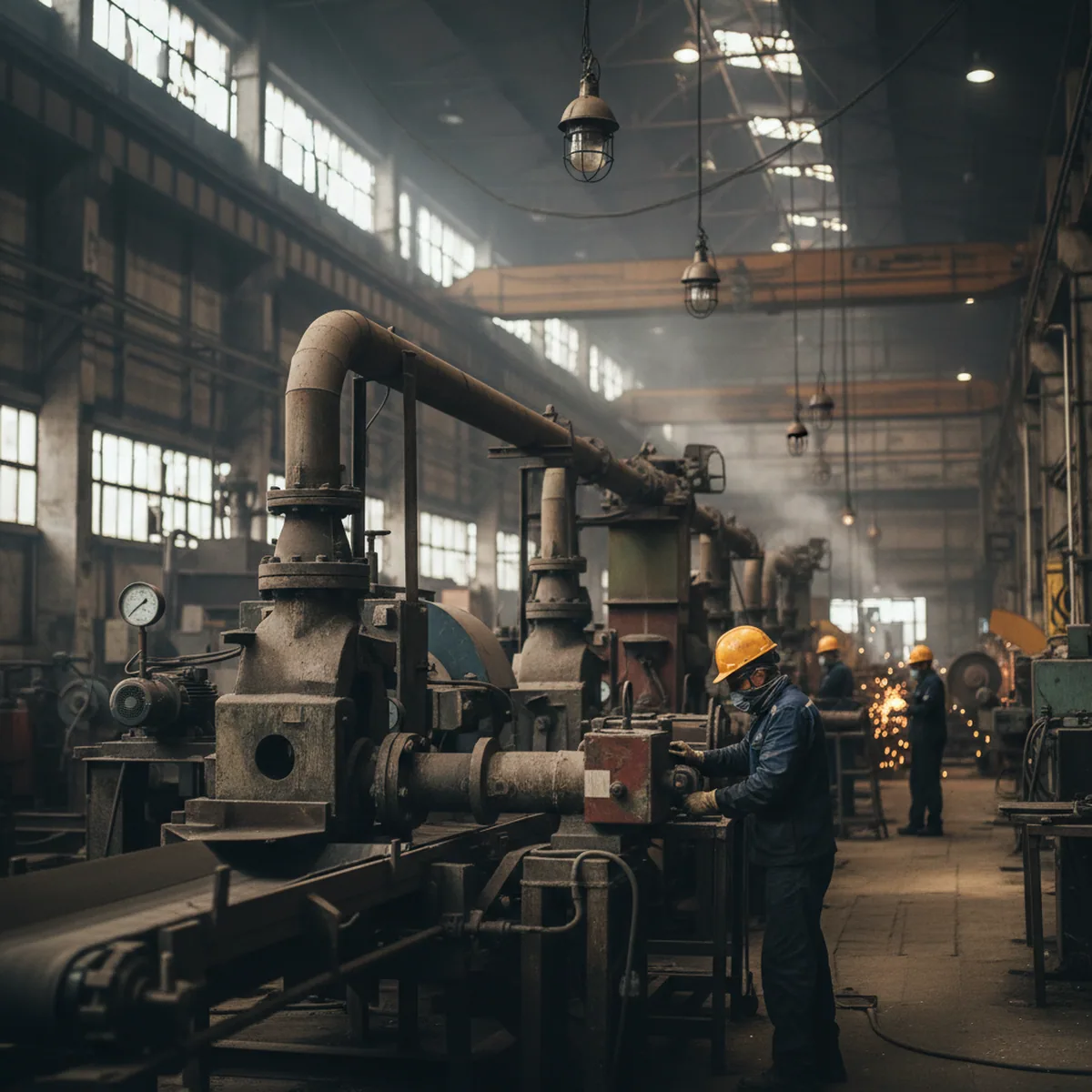 Assembly line and warehouse of the dedicated seat manufacturing company today