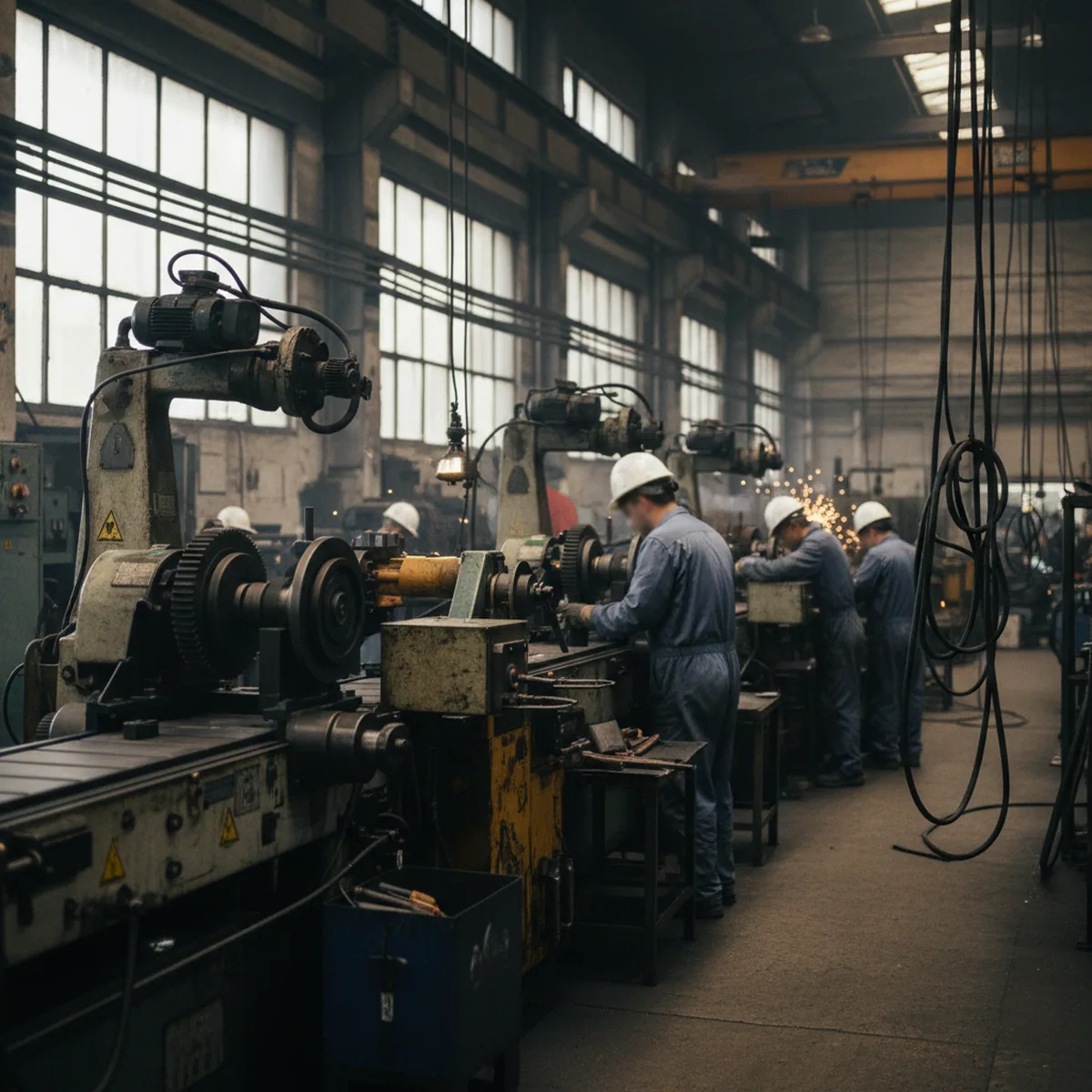 Two assembly lines running different seat models in the same shift at the plant