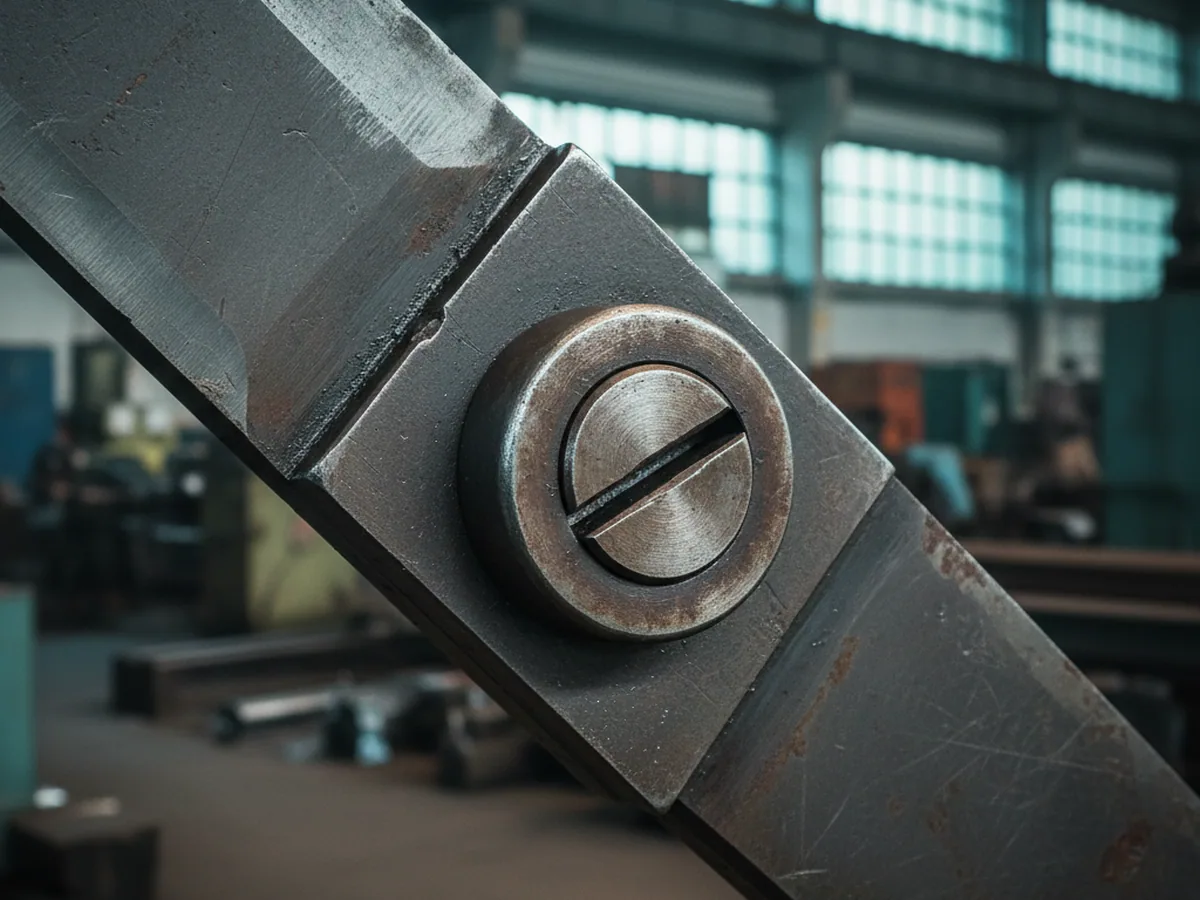 Scissor pivot joint on an excavator seat suspension assembly