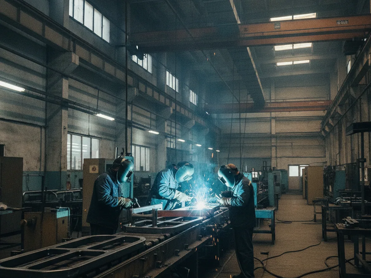 Welding cell with fixtures