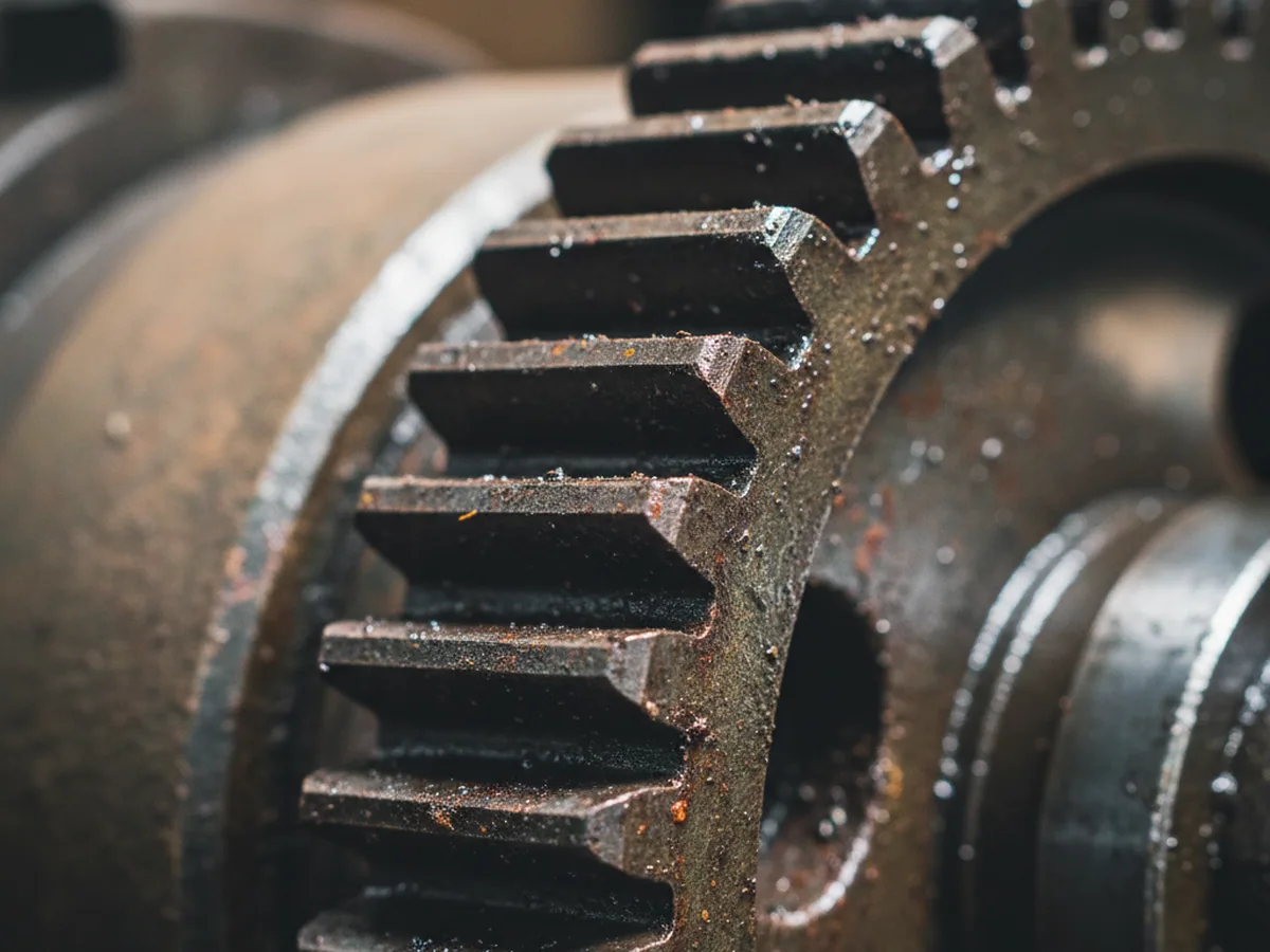 Metallographic polishing machine bringing a weld specimen face down through grades