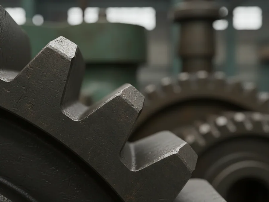 Complete seat suspension assembly and spindle mandrel assembly on the rack